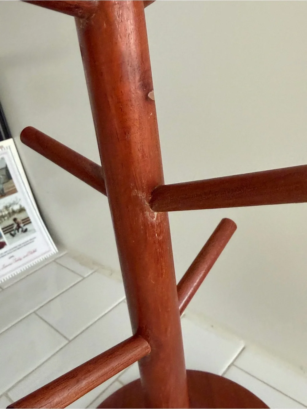 Hearth&Hand Magnolia+Wood Mug Tree+Coffee Bar+Gift.